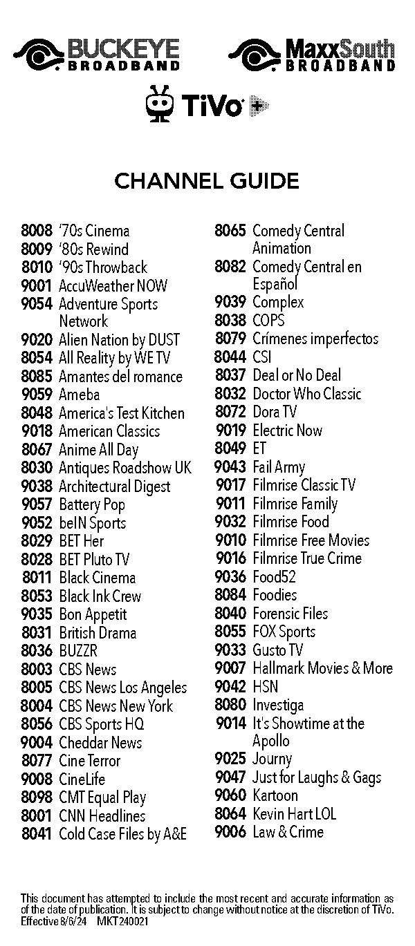 pluto channel tv guide